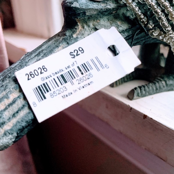 ⚗️Set of 7 Crystal Clear Seed Bead Stretch Silver Tone Bracelets by Cookie Lee - Picture 4 of 7